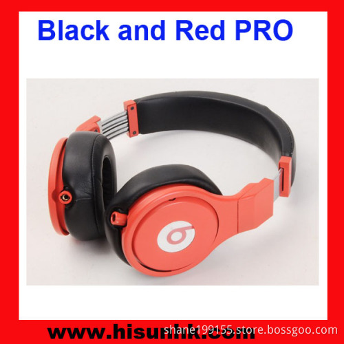 AAAA Quality Pro black red headphone with serial NO.